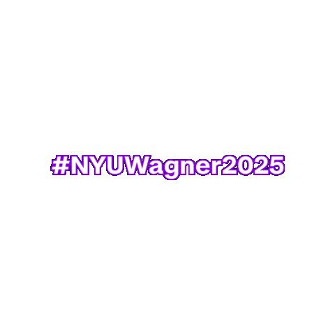 nyuwagnergrad giphygifmaker nyu wagner Sticker
