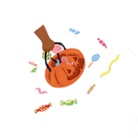 Halloween Trick-Or-Treating Sticker by PenguinKids