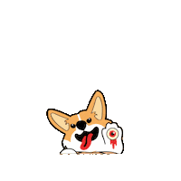 Trick-Or-Treat Dog Sticker by Petique, Inc.