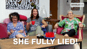 Liar Laughing GIF by Gogglebox Australia