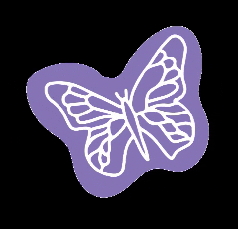 kokopeludo giphygifmaker fly butterfly lila GIF