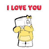 I Love You Crypto Sticker by Ordinary Friends