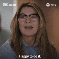 Happy Greys Anatomy GIF by ABC Network