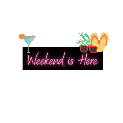Friday Weekend Sticker by Shaunak Bale