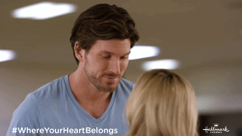 First Kiss Love GIF by Hallmark Channel