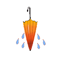 Fall Orange Sticker