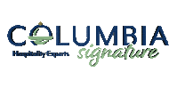 COLUMBIASIGNATURE shipping signature cruise catering Sticker