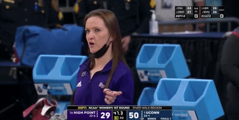 Womens Basketball Reaction GIF by NCAA Championships