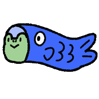 Art 泳ぐ Sticker by Nou