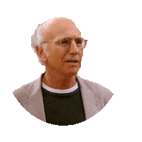 curb your enthusiasm idk STICKER by imoji