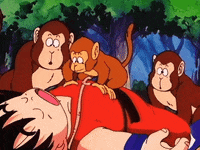 dragon ball monkey GIF