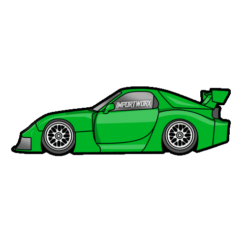 Cars Silhouette Sticker by ImportWorx