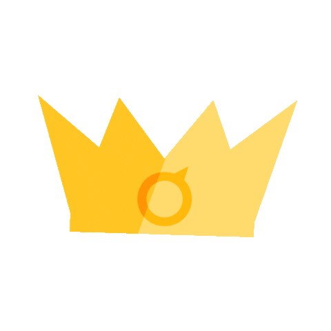 communicaziunch giphyupload yellow queen king Sticker