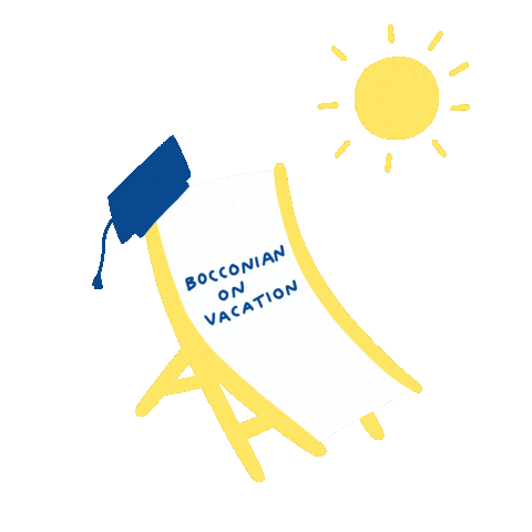 Summer Sun Sticker by Bocconi University