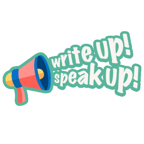 Speak Up Sticker by LornaWhiston