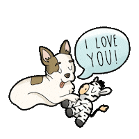 don't like i love you Sticker by tuttelemelediannie