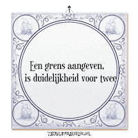 Respect Nl Sticker by Tegelspreuken.nl