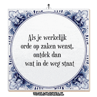 Focus Nl Sticker by Tegelspreuken.nl