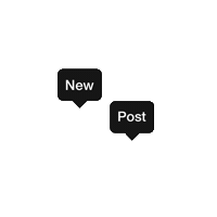 New Post Sticker