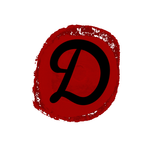 Lettering Blood Sticker