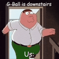 Peter Griffin Stairs GIF