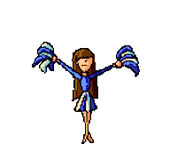 cheerleader STICKER