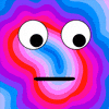 Art Eye Roll GIF by Jen Stark