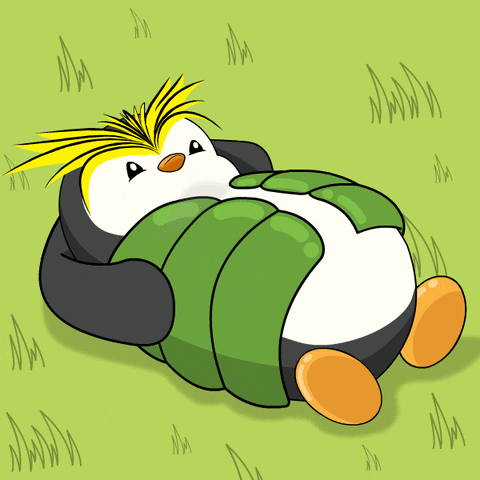 Tired Sleep GIF by Pudgy Penguins