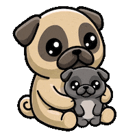 Loop Love Sticker by Pugs
