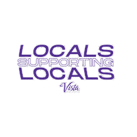 Support Locals Sticker by Vista Real Estate