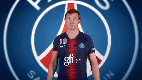 sander sagosen fun GIF by Paris Saint-Germain Handball