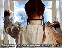 decorating rebecca harrell tickell GIF by MGM Christmas