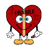 heart love Sticker by Andre