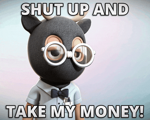 Money Shut Up GIF by a KID called BEAST