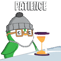 Penguin Waiting Sticker by Pudgy Penguins