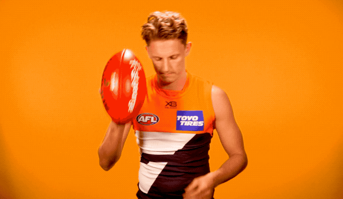 Aussie Rules Bounce GIF by GIANTS
