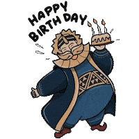 Happy Birthday Sticker by Durian Sultan