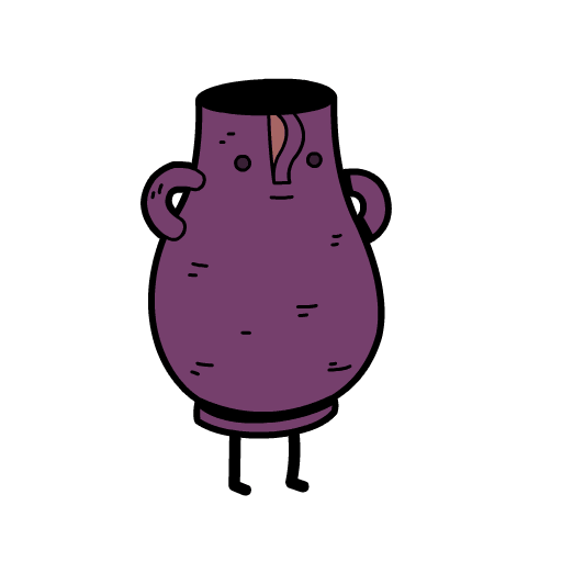 Cartoon Stone Sticker