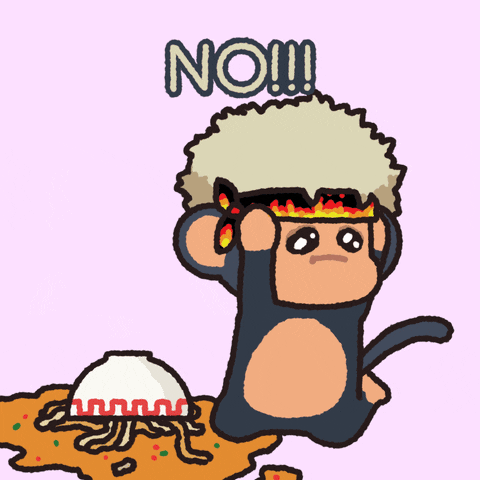 Oh No Do Not Want GIF by Chimpers
