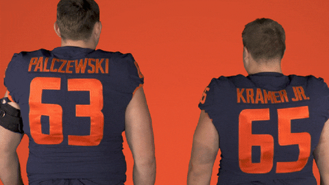 Happy Turn Around GIF by Fighting Illini Athletics