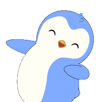 Happy Lets Go Sticker by Pudgy Penguins