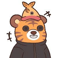 Fish Head Laughing Sticker by BEARISH