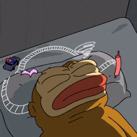 Sweet Dreams Dreaming GIF by Ponke