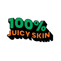 100 Juicy Skin Sticker by OrganicShopGreece