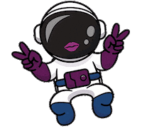 Boogaard rocket astronaut booster racket Sticker