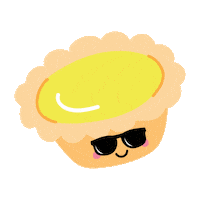 Afternoon Tea Sunglasses Sticker by theweebean