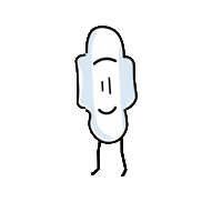 Period Menstruation Sticker by WASH United