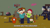 kenny mccormick police GIF by South Park 