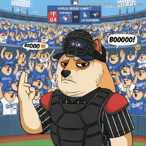 Unimpressed World Series GIF by Doge Pound