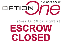 OptionOneLending ool escrowclosed optiononelending loanfunded Sticker
